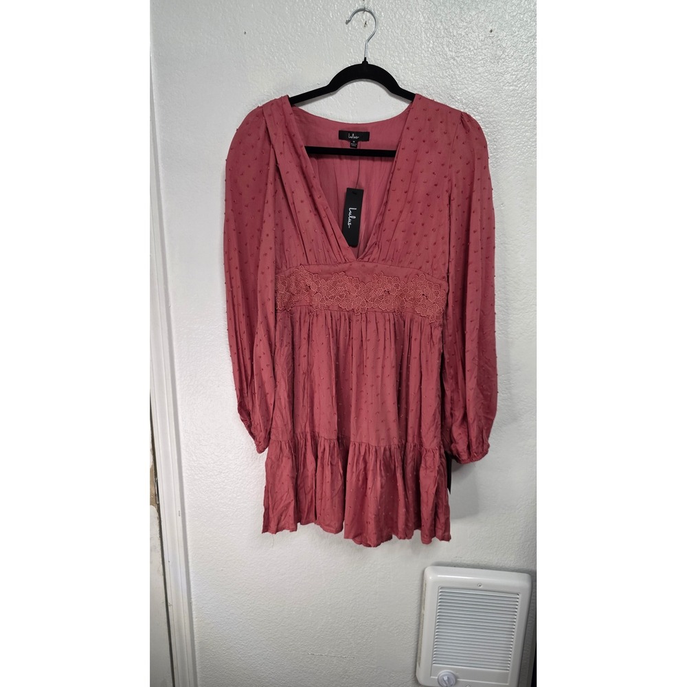 Lulus Mini Dress Womens Size Medium Pink New With Tags